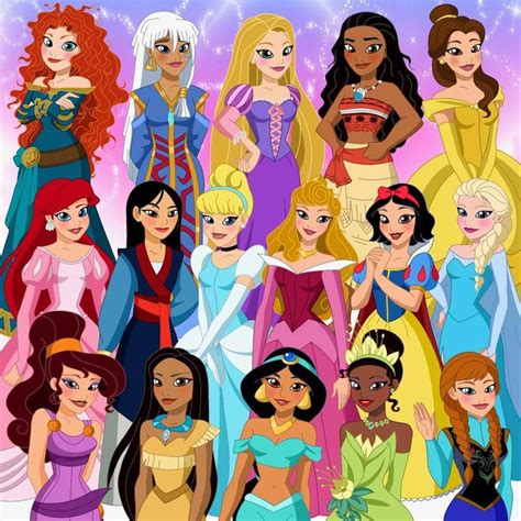 Disney Princesses By Lunamidnight1998 Disney Princess Characters