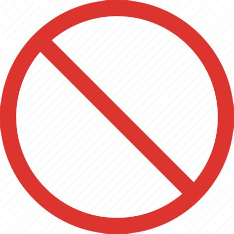 Forbidden Sign Traffic Transport Icon Download On Iconfinder