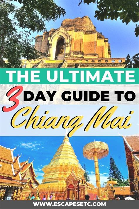 A Guide To Spending Days In Chiang Mai Thailand Travel Asia Travel Thailand Travel