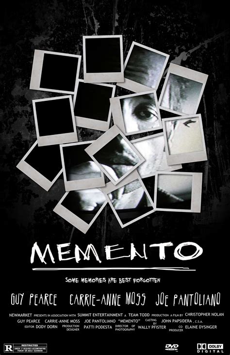 Memento Movie Posters Memento Movie Christopher Nolan