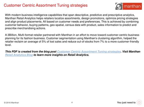 PPT - Assortment optimization - Customer Centric Assortment Tuning ...