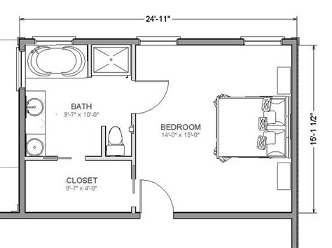 25 more 3 bedroom 3d floor plans. 20' x 14' master suite layout - Google Search | Master ...