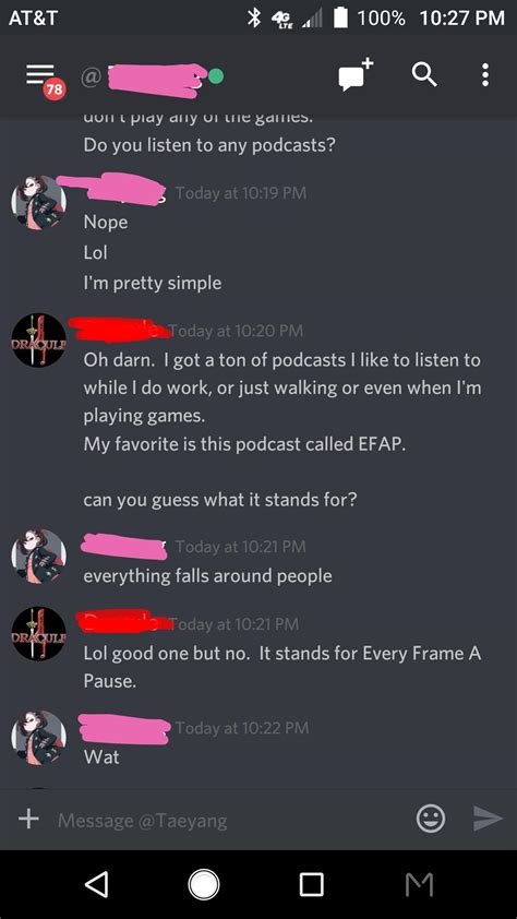Trying To Introduce Efap To This Girl Ive Been Talking To On Discord