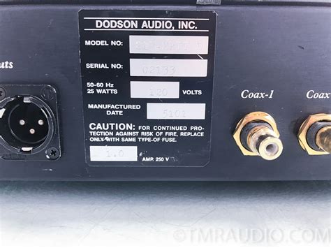 Dodson Audio Model Da 217 Mkii D Dac Da Converter The Music Room