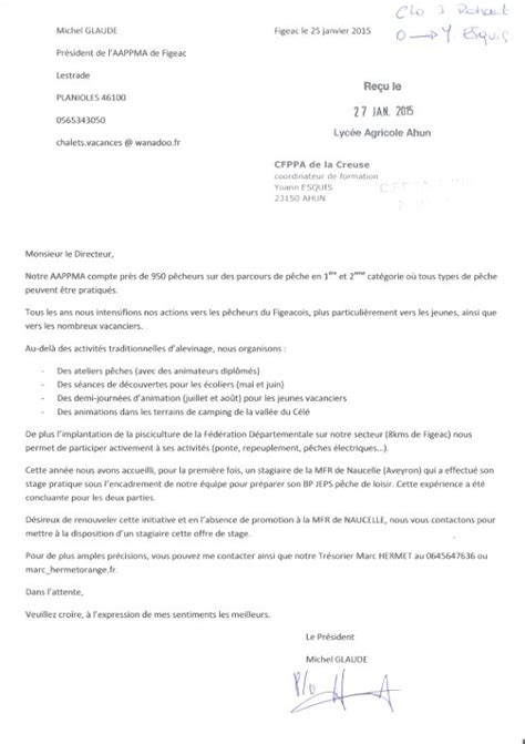 Lettre De Motivation Pour Animateur Bafa  Peter Vargas ejemplo de carta
