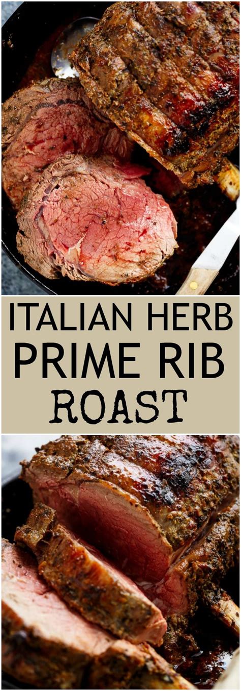 If you've got leftovers, it's great thin sliced and served on a sandwich. Italian Herb Prime Rib Roast is the perfect Christmas ...