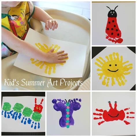 Pinkie For Pink Kids Summer Art Projects Daycare Crafts Baby Crafts