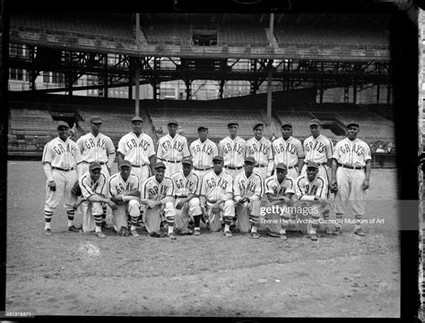 Homestead Grays Baseball Team At Forbes Field Pittsburgh