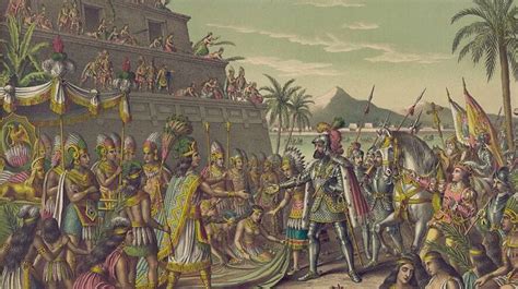 Newsela Clash Of Cultures Cortes Conquers Moctezuma And The Aztecs