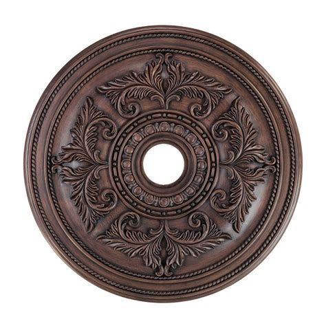 Westinghouse victorian white finish ceiling medallion adds an elegant aesthetic to any ceiling fan or lighting fixture. Shop Livex Lighting Imperial Bronze Ceiling Medallion at ...