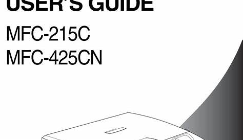 user manual for brother mfc-l2710dw