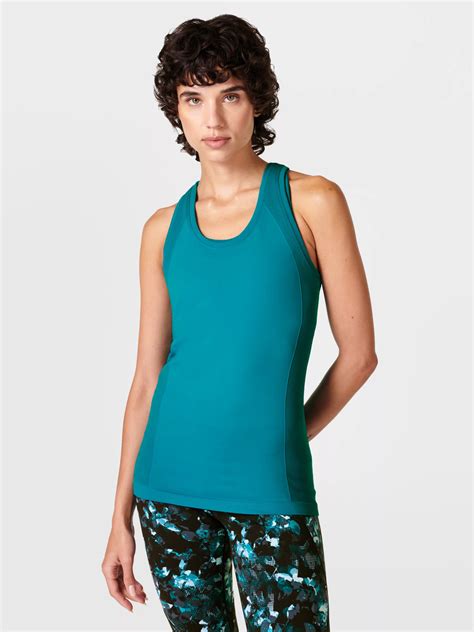 Sweaty Betty Athlete Workout Tank Top Future Blue At John Lewis And Partners