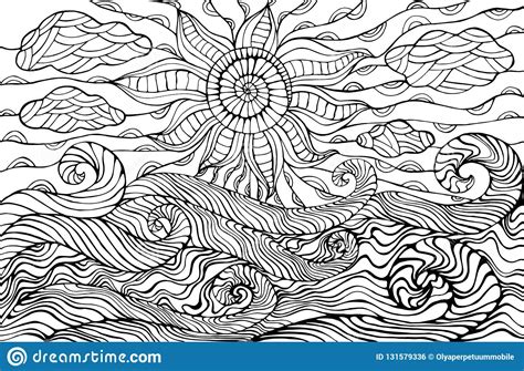 The strength or power of a wave signal. Sol Da Garatuja, Nuvens E Ondas De Oceano Que Colorem A ...