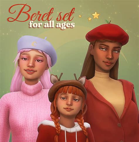 Best Sims 4 Beret Cc For Guys And Girls All Sims Cc