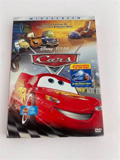 Cars Movie Dvd Widescreen 2006 Disney Pixar 39069 Includes Booklet