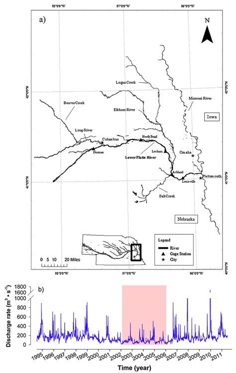 Study System A A Map Of The Lower Platte River Lpr Nebraska Usa