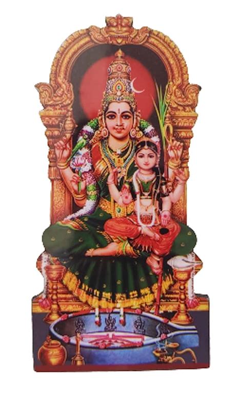 Vils Goddess Shri Kanchi Kamakshi And Bala Tripura Sundari Divine Holy