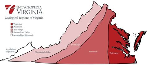 Geological Regions Of Virginia Encyclopedia Virginia