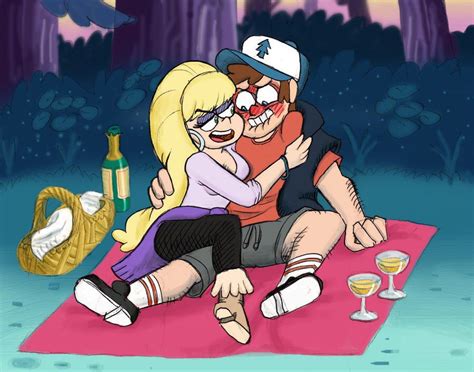 Pacifica And Dipper In Gravity Falls