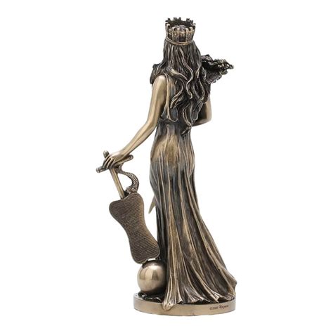 Tyche Luck Fortuna Greek Roman Goddess Of Fortune And Prosperity Cold