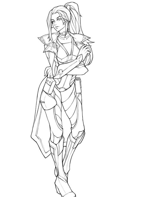 Pulsefire Caitlyn Coloring Pages League Of Legends Coloring Pages