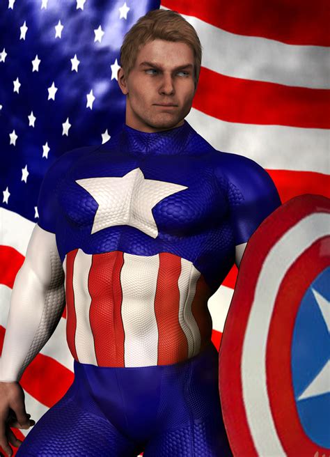 Captain America M4 Bodysuit Texture Texture Sharecg