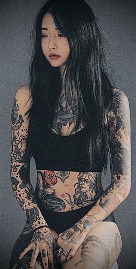 Asian Tattoo Girl Asian Tattoos Hot Tattoos Beauty Tattoos Body Art