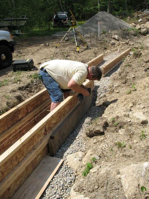 Forming Footings From Recycled Lumber Fine Homebuilding