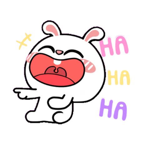 Sticker Maker Hyperrabbit Very Good Good Luck  Cute Bunny Cartoon Minions Quotes