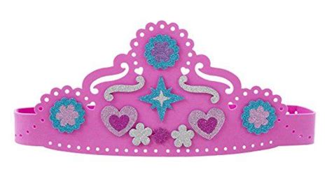 Melissa And Doug Mess Free Glitter Foam Tiara And Wand Craft Kit With