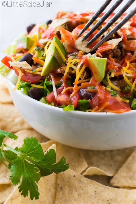 Quick Easy Taco Salad Little Spice Jar