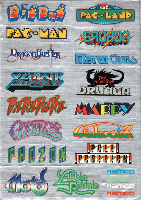 Video Game Logos Retro Logos Game Logo