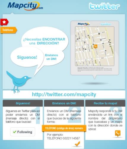 Mapcity Te Dice Quién Te Llama Por Twitter