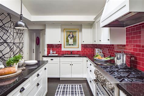 13 Bold And Elegant Red Black And White Kitchen Designs To Get Inspired
