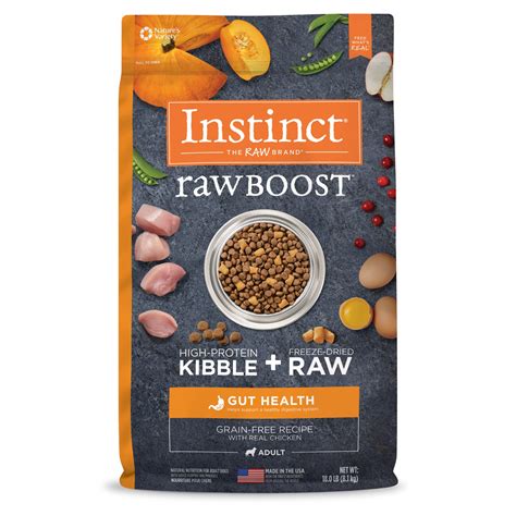 Dog & cat food as nature intended healthy, balanced & delicious diet share your ! Instinct Raw Boost Gut Health Grain-Free Recipe with Real ...