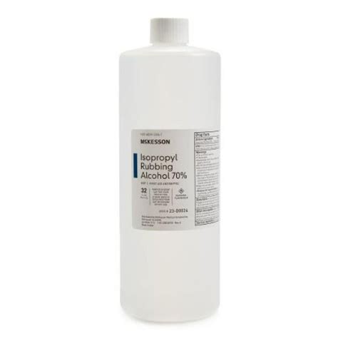 Mckesson Isopropyl Rubbing Alcohol 32 Ounce Bottle 70 Strength 12