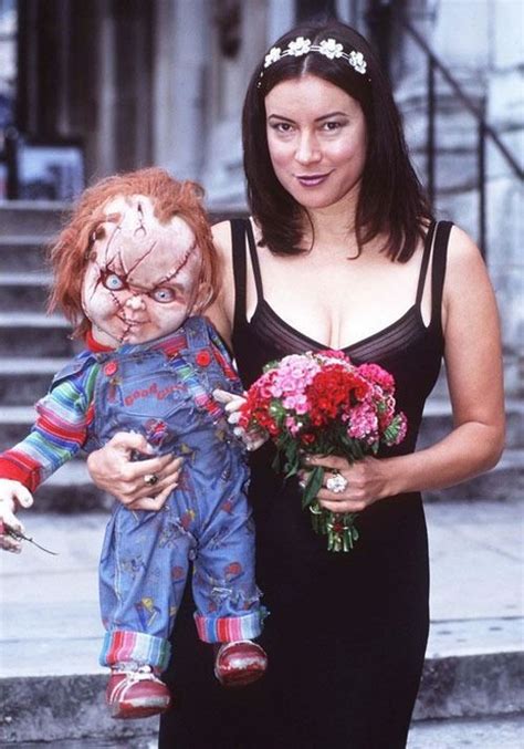 Jennifer Tilly And Chucky Bride Of Chucky Tiffany Bride Of Chucky
