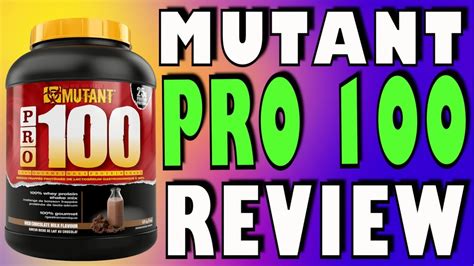 Mutant Pro 100 By Mutant Review Protein Powder Youtube