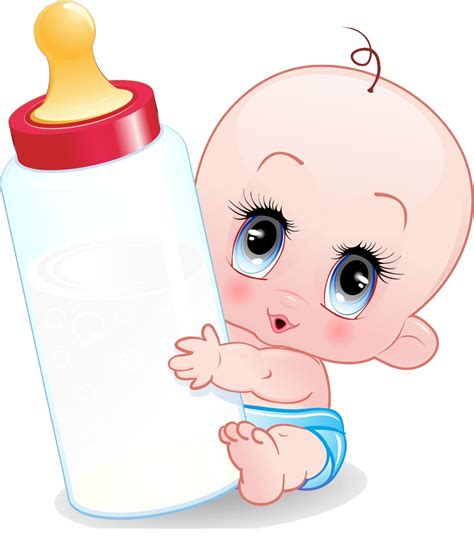 Download Baby Infant Cartoon Bottle Free Transparent Image Hd Clipart