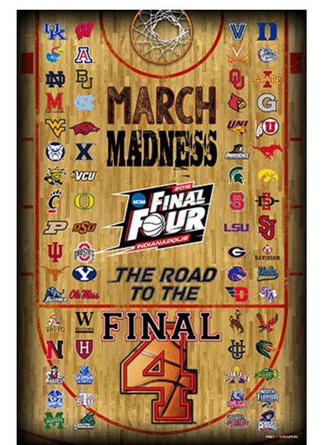 In 76 years of ncaa tournament history, 91 teams have combined to make 304 appearances in the final four. 2015 Official NCAA Final Four March Madness All Teams ...
