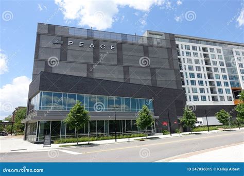Peace Raleigh Apartments Building In Downtown Raleigh Nc Editorial
