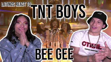 Latinos React To Tnt Boys Too Much Heaven Bee Gees Your Face Sounds