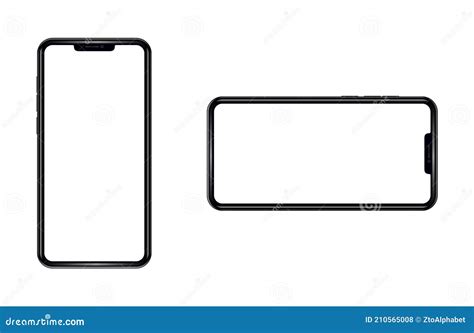 Phone Gadget Mock Up Templates Stock Vector Illustration Of Isolated