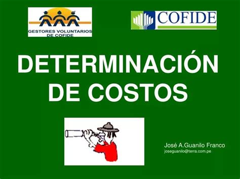 Ppt DeterminaciÓn De Costos Powerpoint Presentation Free Download