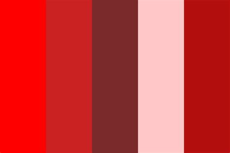 Shades Of Red 1234567 Color Palette