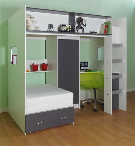 High Sleeper Loft Cabin Bed Colour Options Ideal Childrens Safe Bed