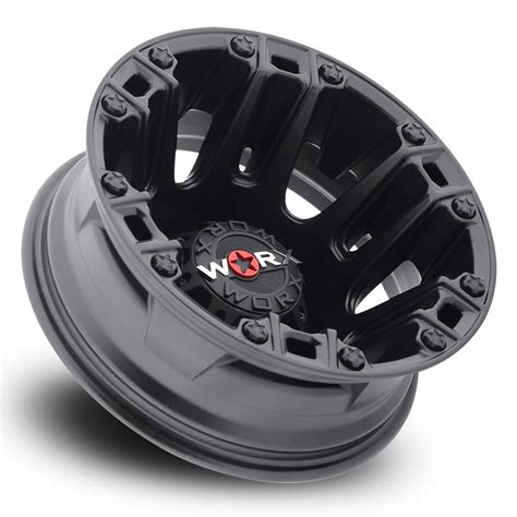 Ultra Wheel Company 803 7904sb12 Worx 803 Beast Satin Black Wheels