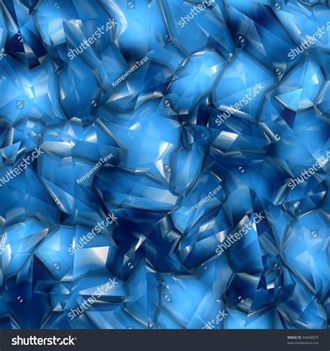 Blue Crystal Seamless Texture 스톡 일러스트 54368875 Shutterstock