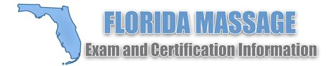 Florida Massage Therapy License Information For 2019 Certification And Board Application Data