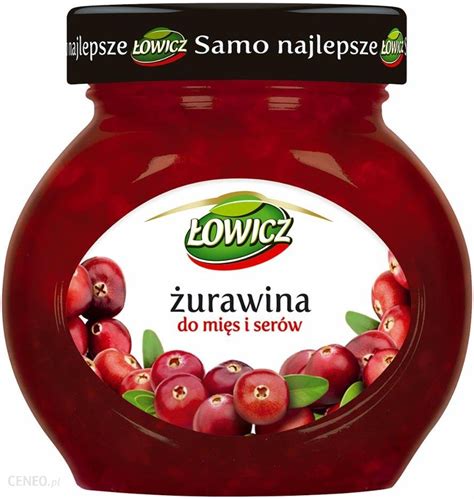 Łowicz Żurawina do mięs i serów 230 g - Ceny i opinie - Ceneo.pl